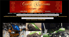 Desktop Screenshot of cenlacustomcycles.com
